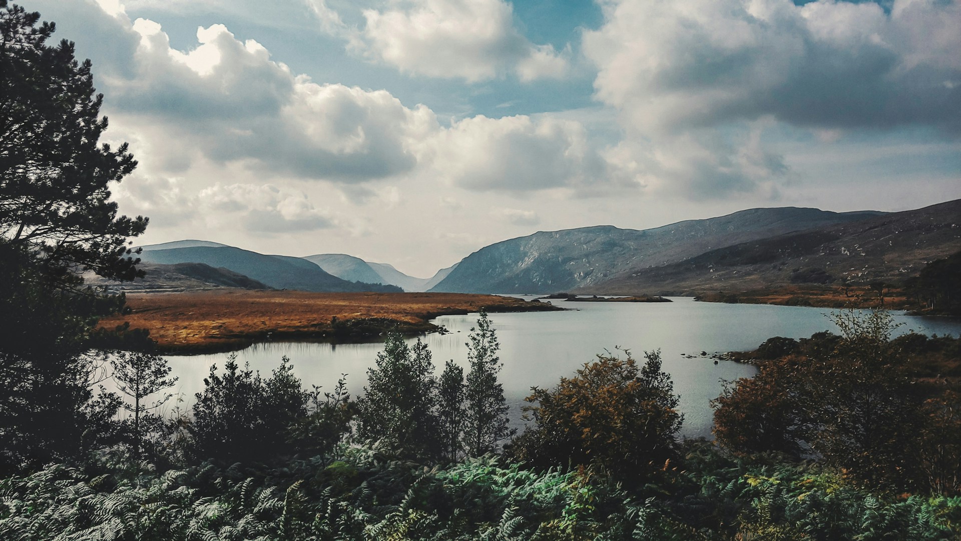 Lough Beagh and the Glenveagh Mountains in Glenveagh National Park