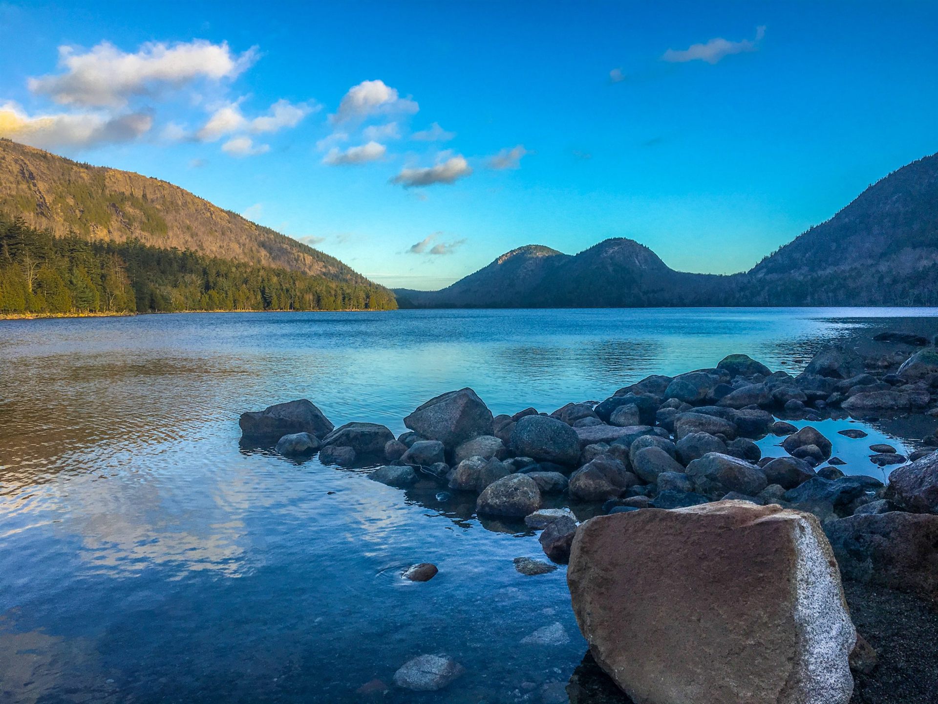 Jordan Pond, Acadia National Park. 