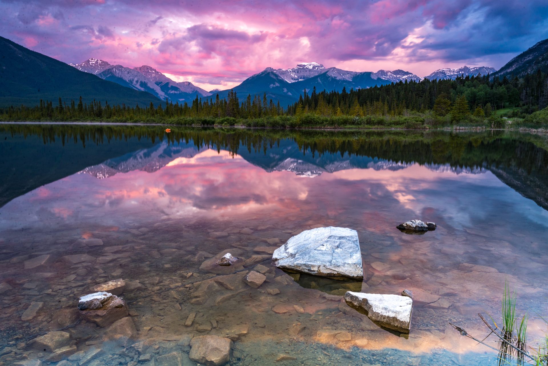 Vermillion Lakes in Banff National Park