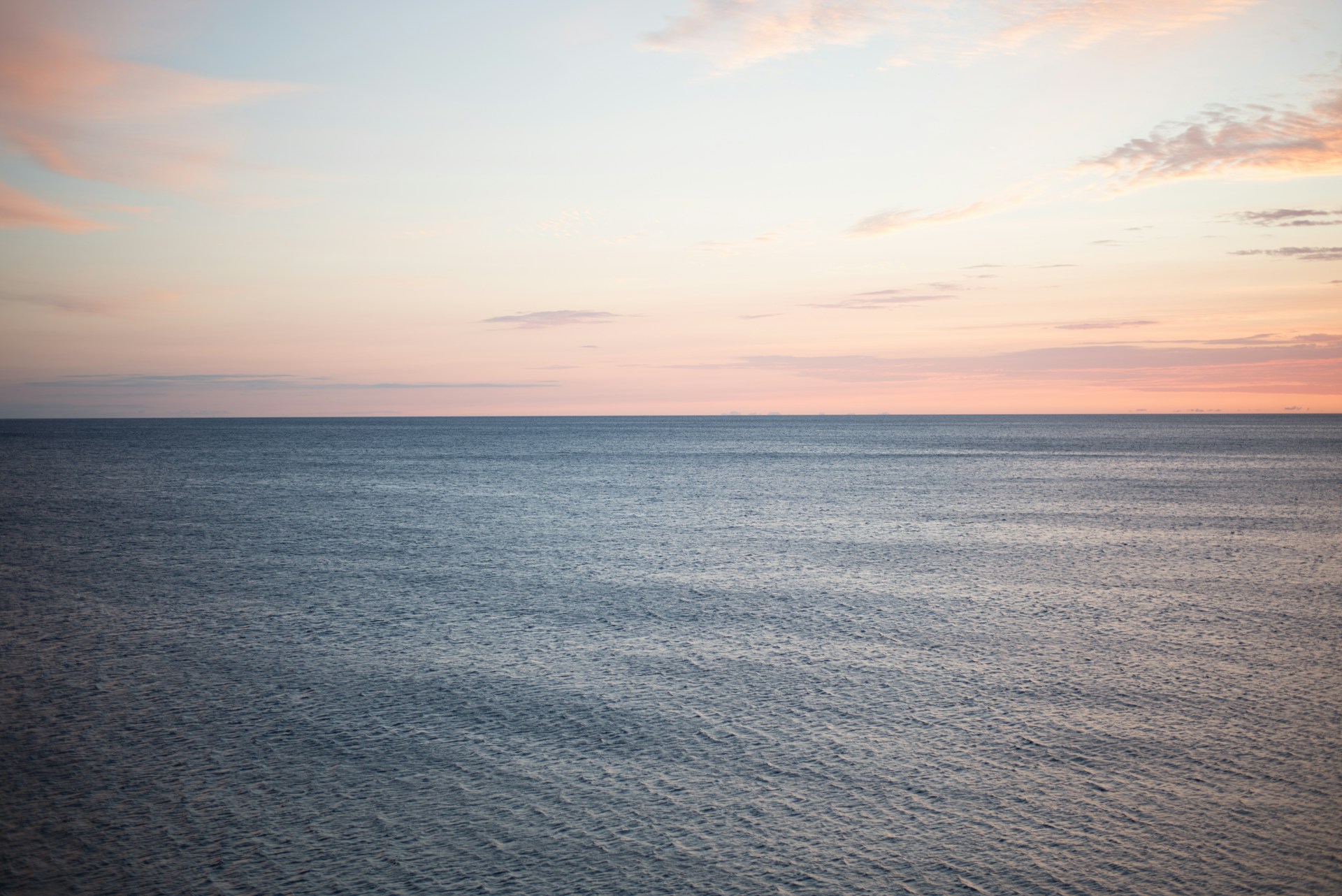 The Adriatic Sea and islands at sunset in Kornati National Park
