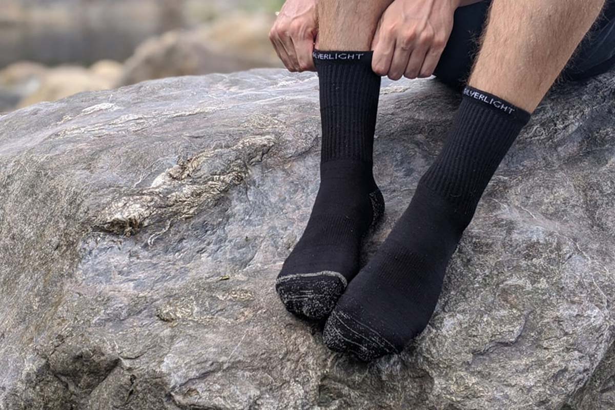 Silverlight socks blister prevention