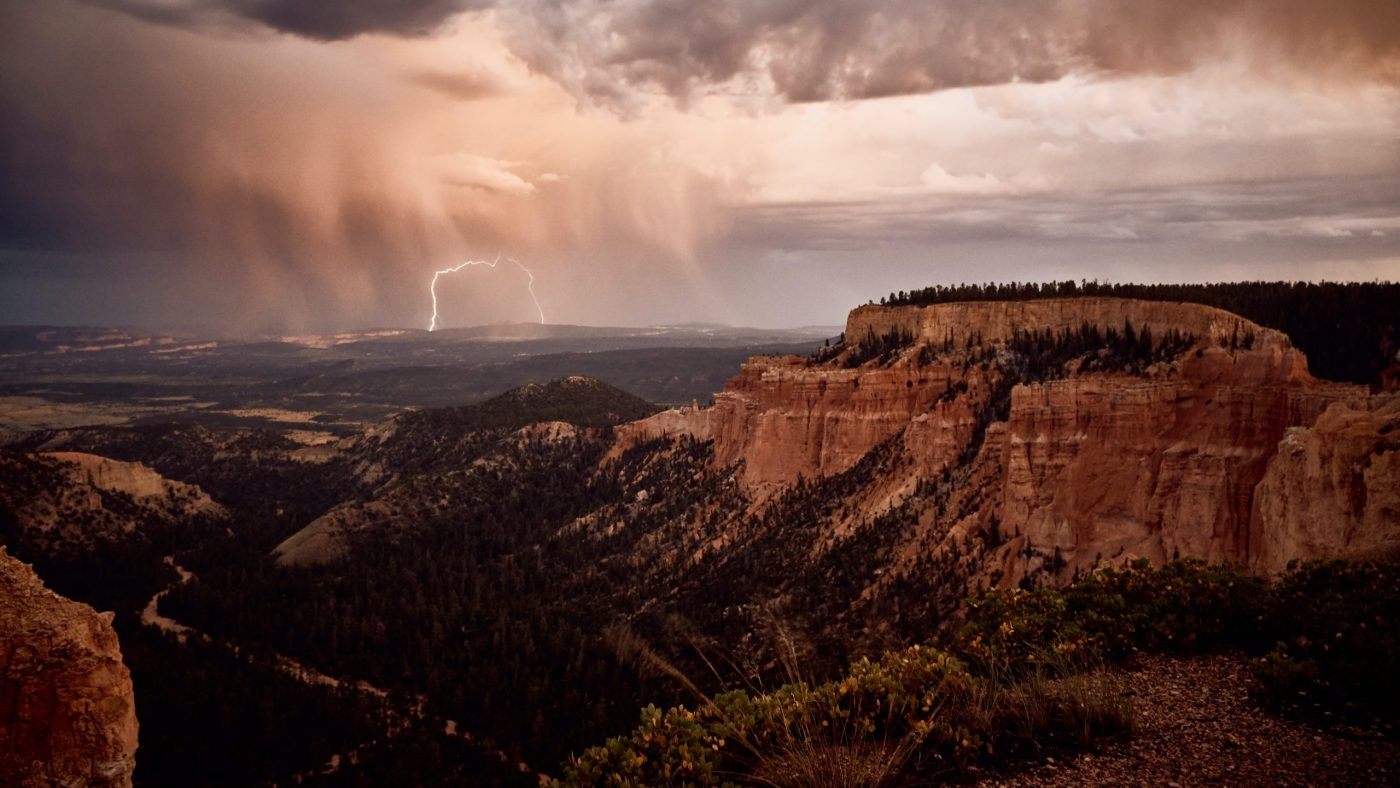 Thunderstorm in Bryce Canyon NP