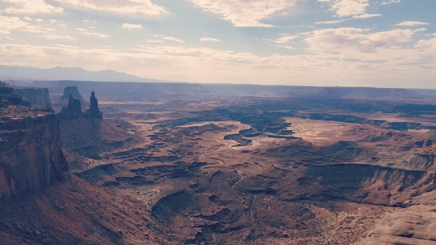 The Green river overlook in Canyonlands National Park