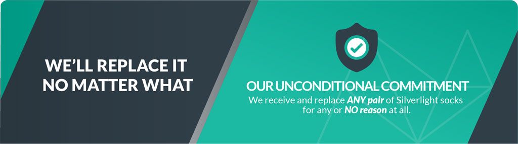 Silverlight Socks Lifetime Guarantee
