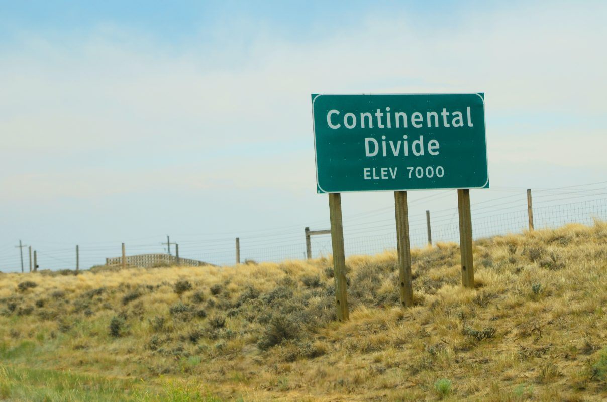 continental Divide Trail Sign