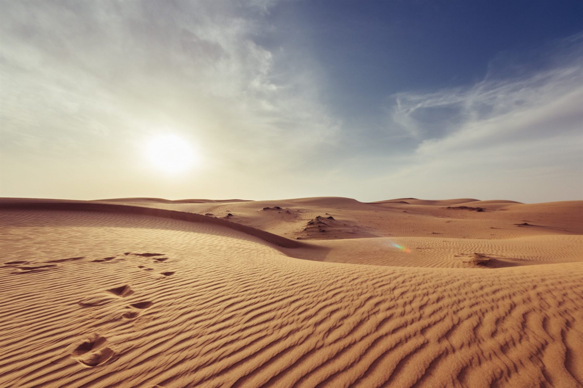 Muscat desert sunset