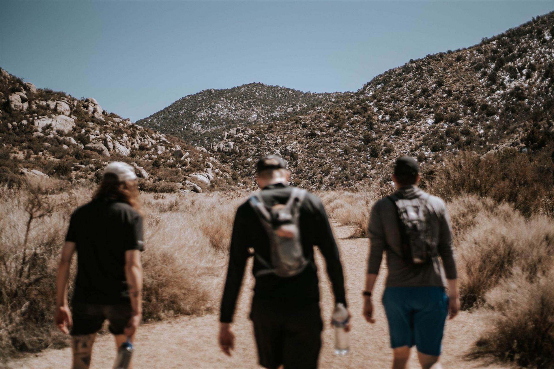 Hiking in the Desert
