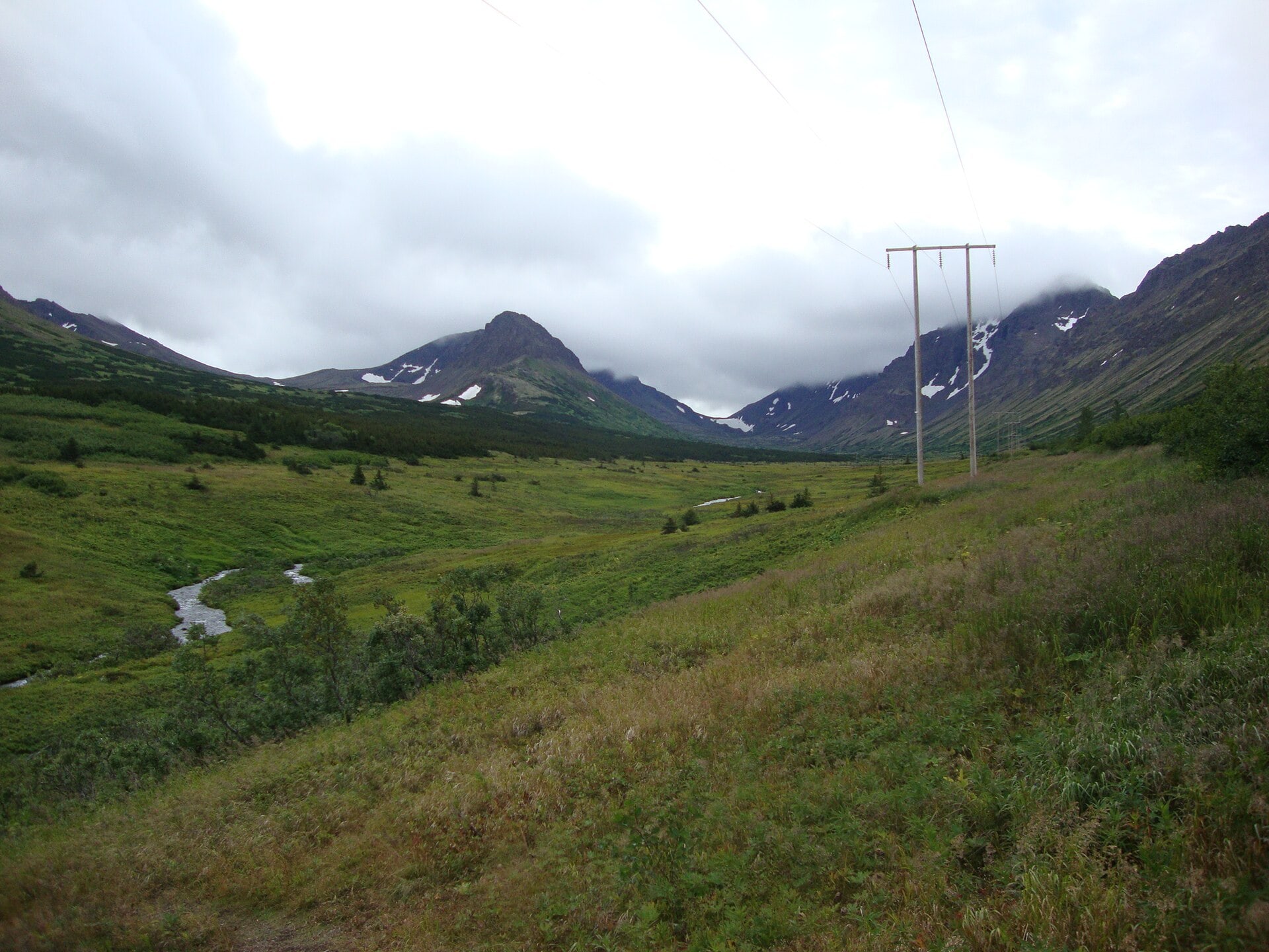 Powerline Pass Trail in Chugach State Park near Anchorage