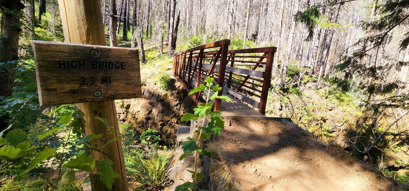 High Bridge on Eagle Creek Trail