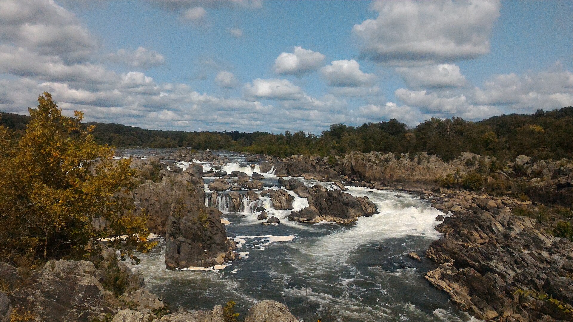 Great Falls of the Potomac from the Maryland side