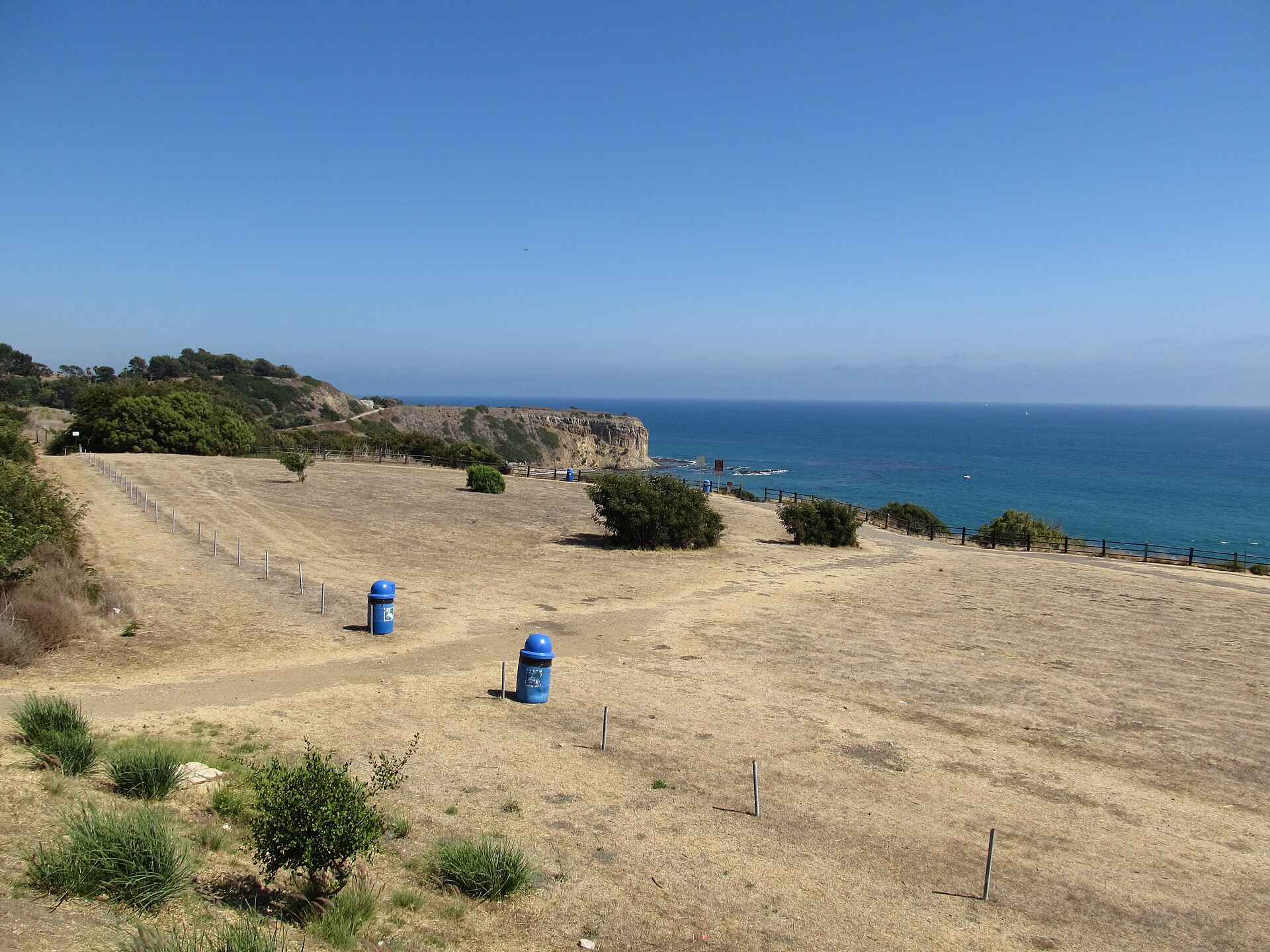 A coastal bluff on the Palos Verdes Peninsula