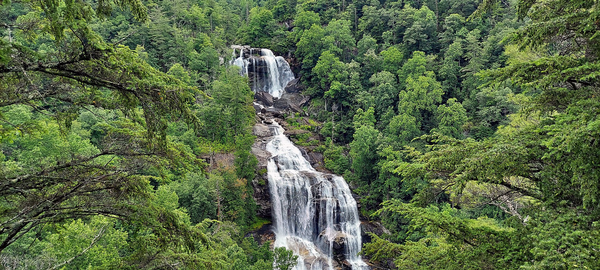 Upper Whitewater Falls in the Blue Ridge Mountains