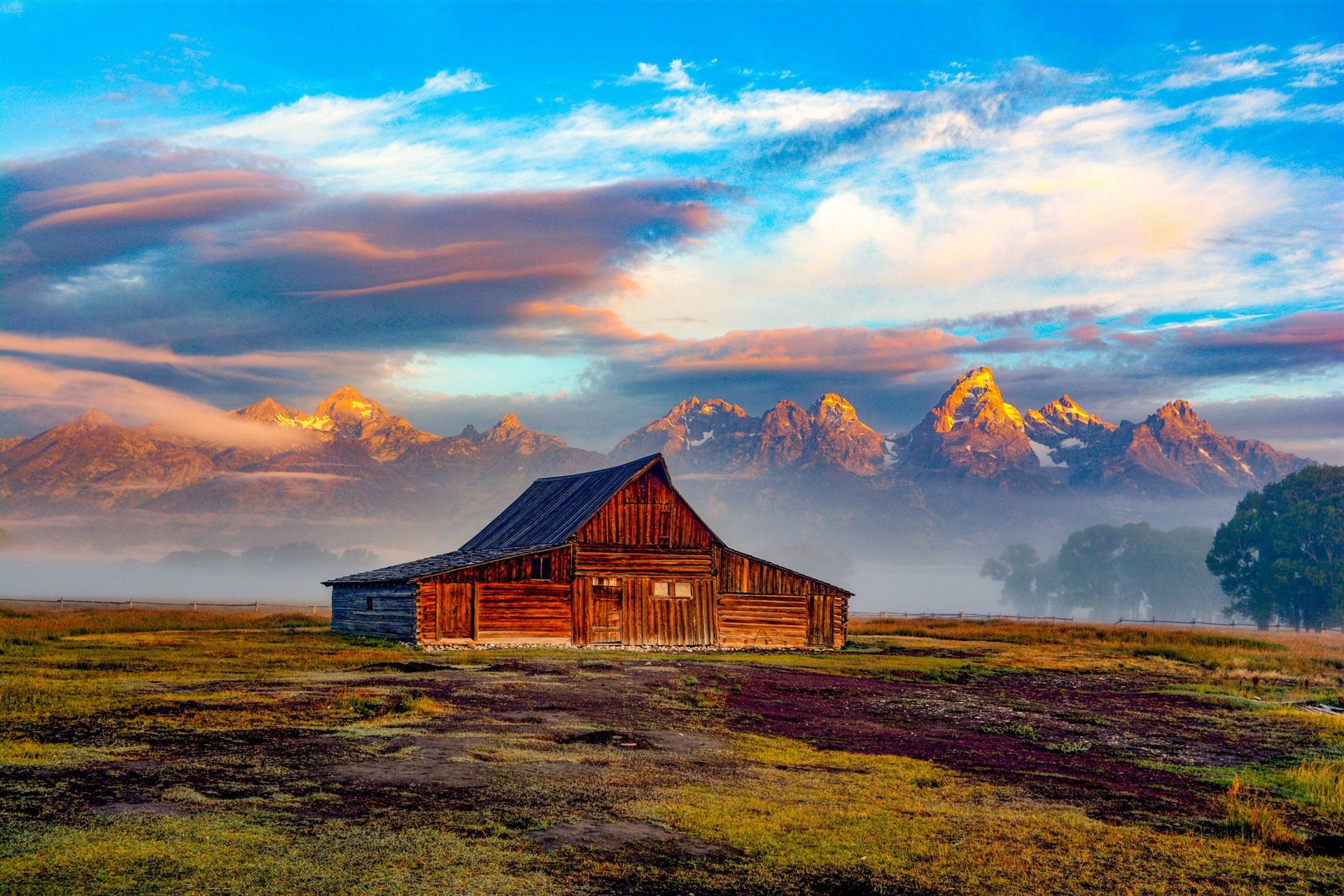 cabin in the Grand Teton National Park