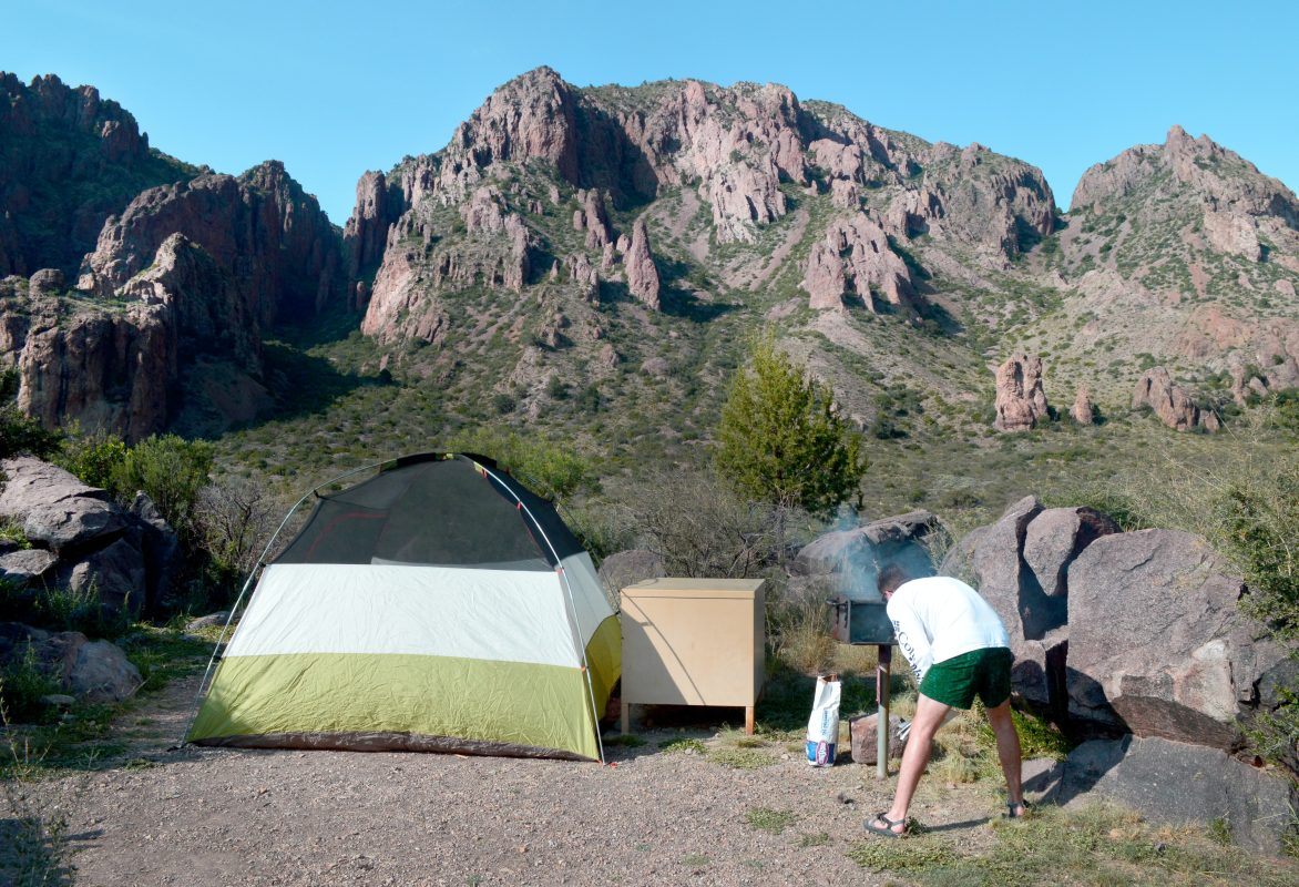Camping in West Texas