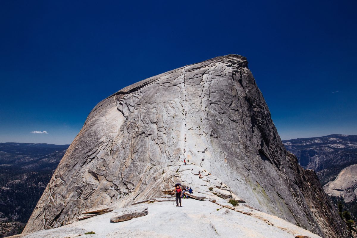 Half Dome Hike, Cable Section, Yosemite National Park