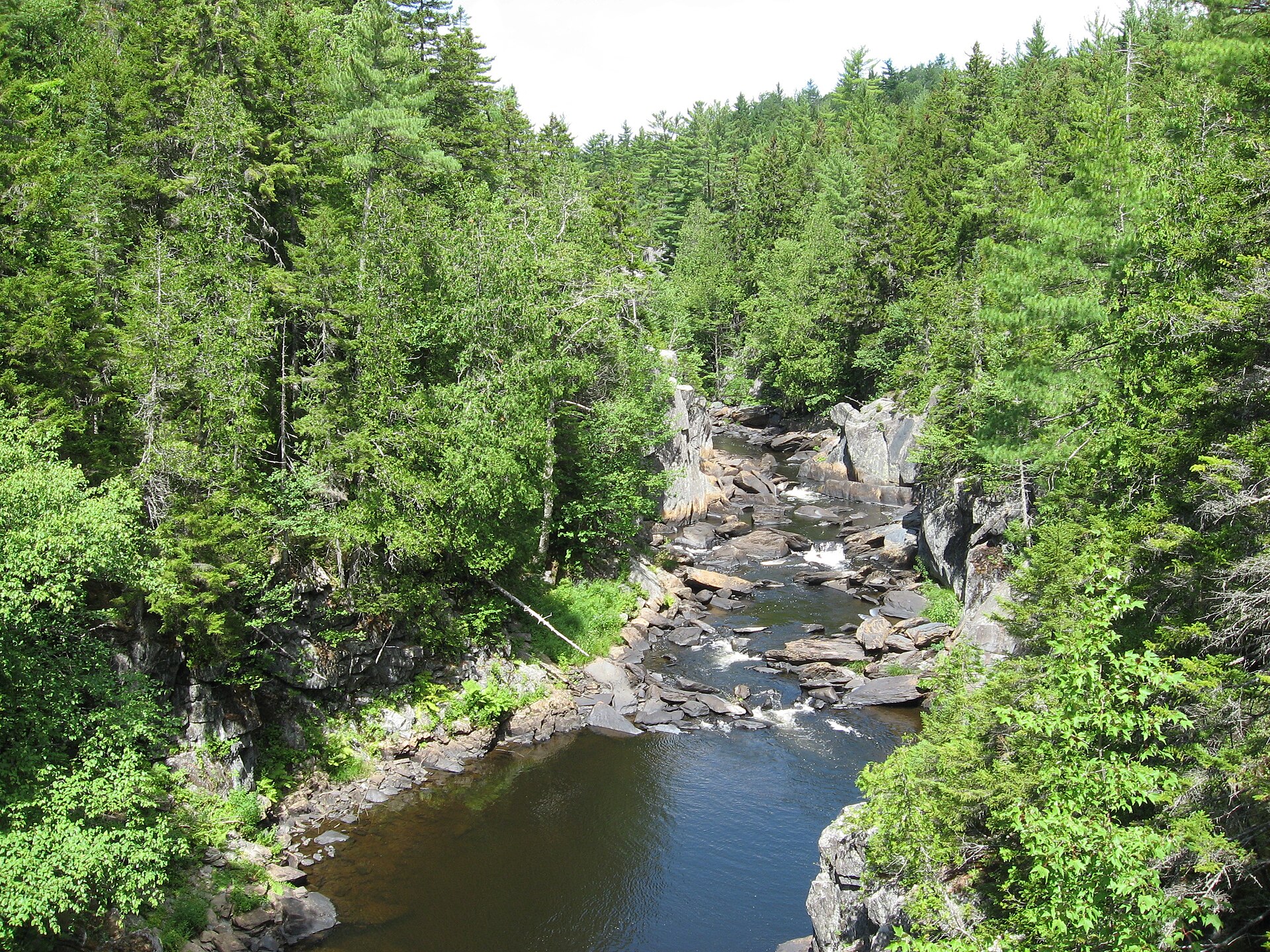 The West Branch of the Pleasant River at Gulf Hagas