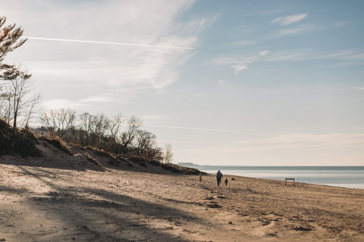 Beach in Indiana Dunes National Park