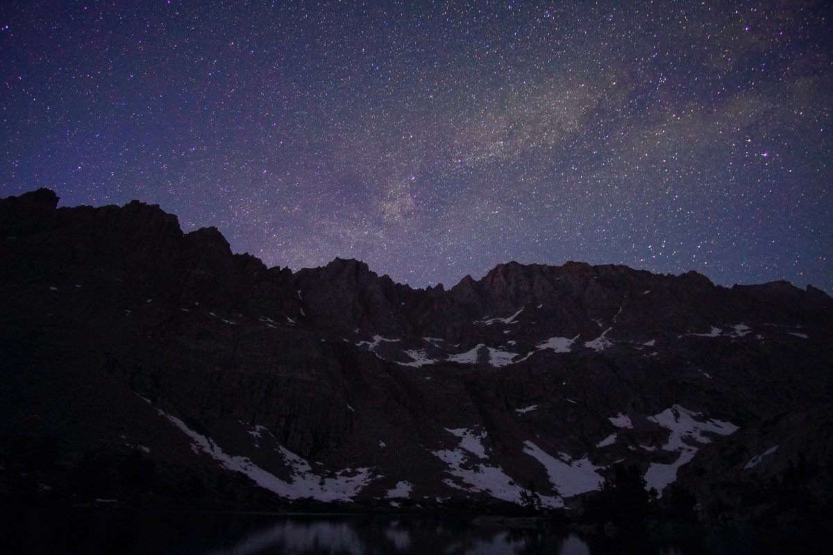 Night time in John Muir Trail