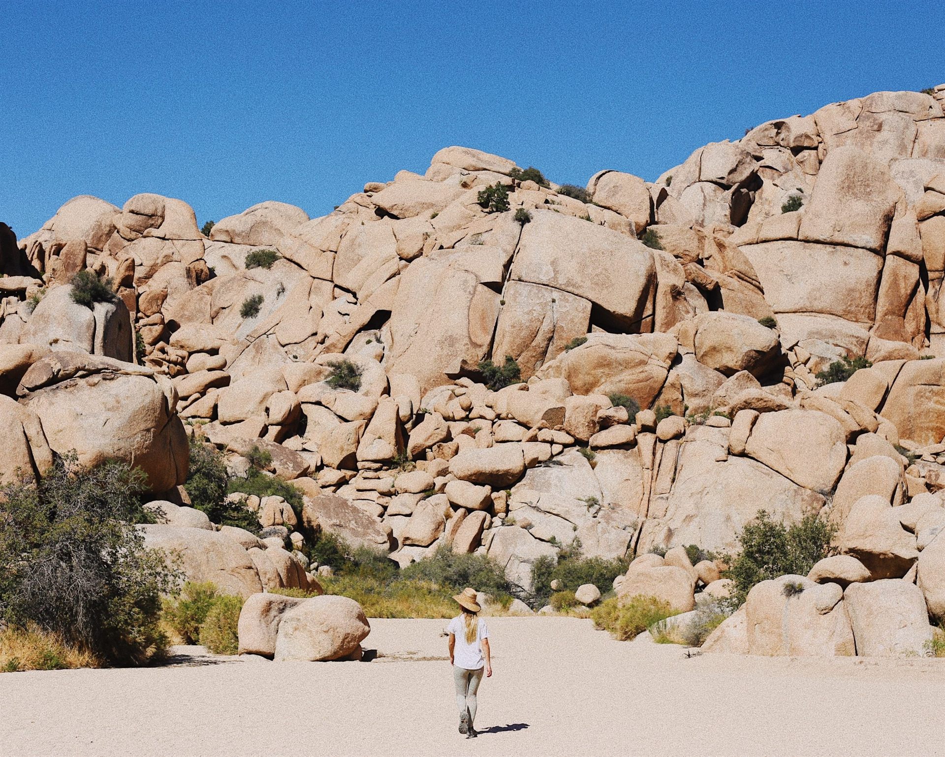 Joshua Tree is a paradise for Bouldering
