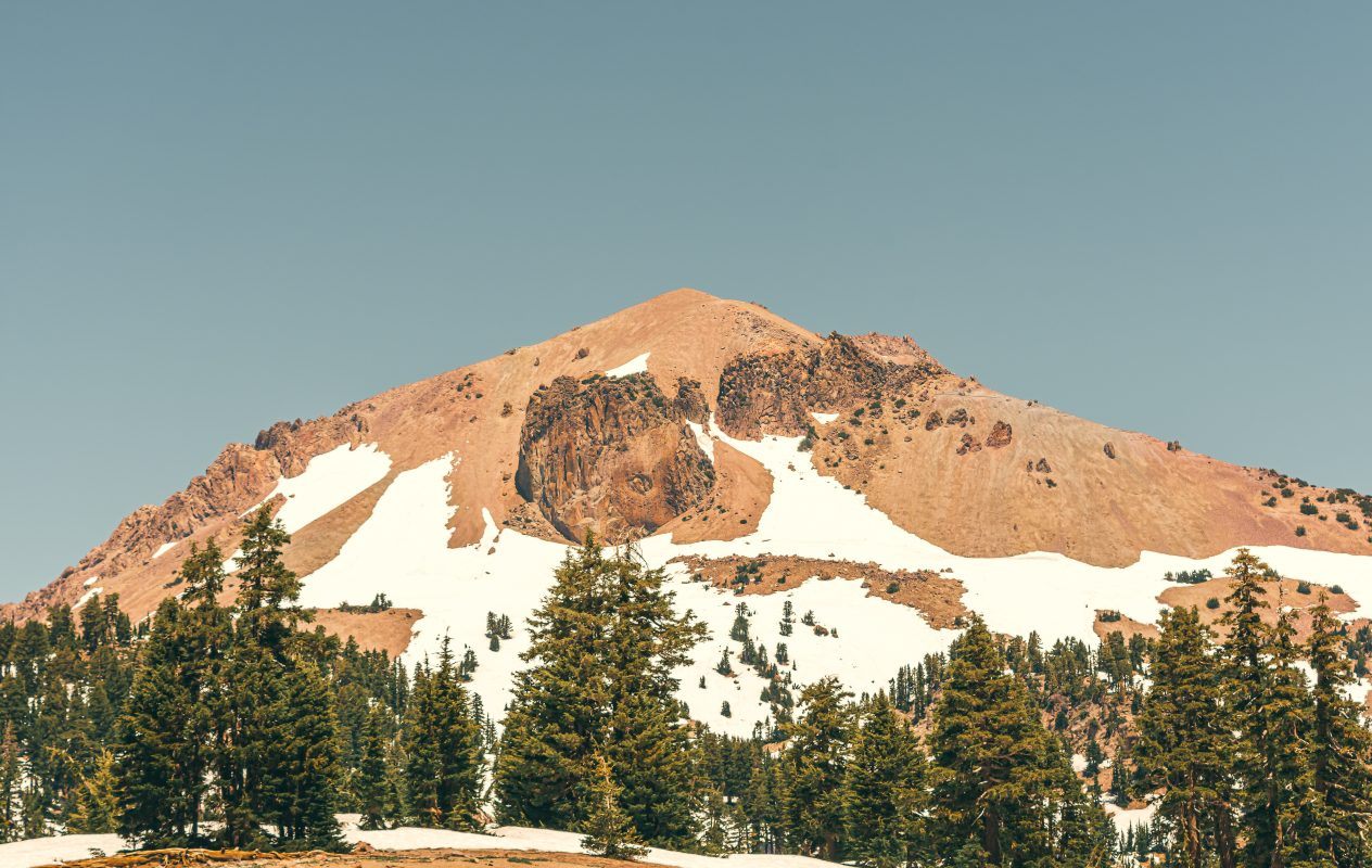 Mountain in Lassen volcano Park