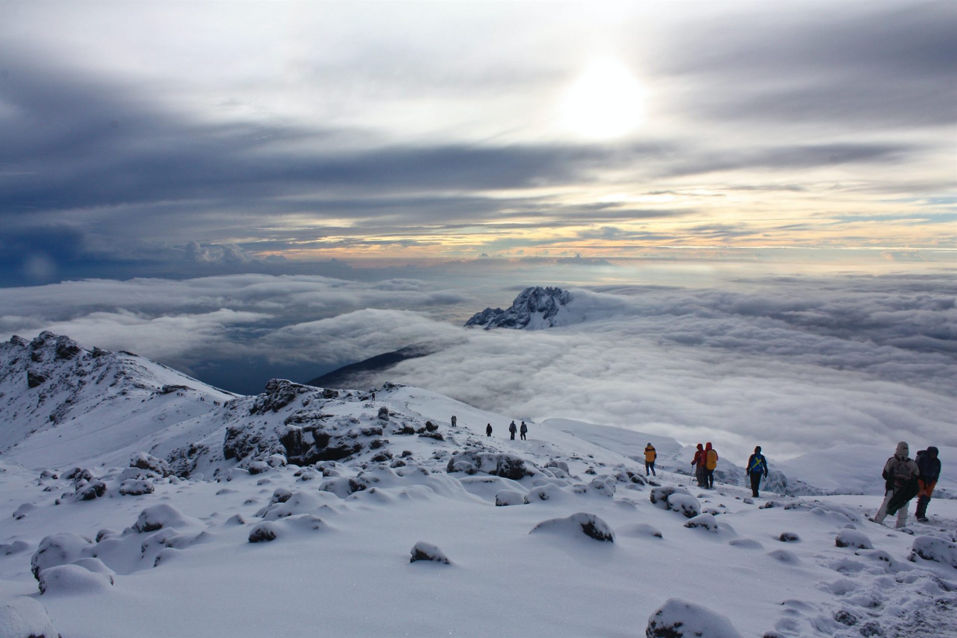 Sunrise on Mount Kilimanjaro