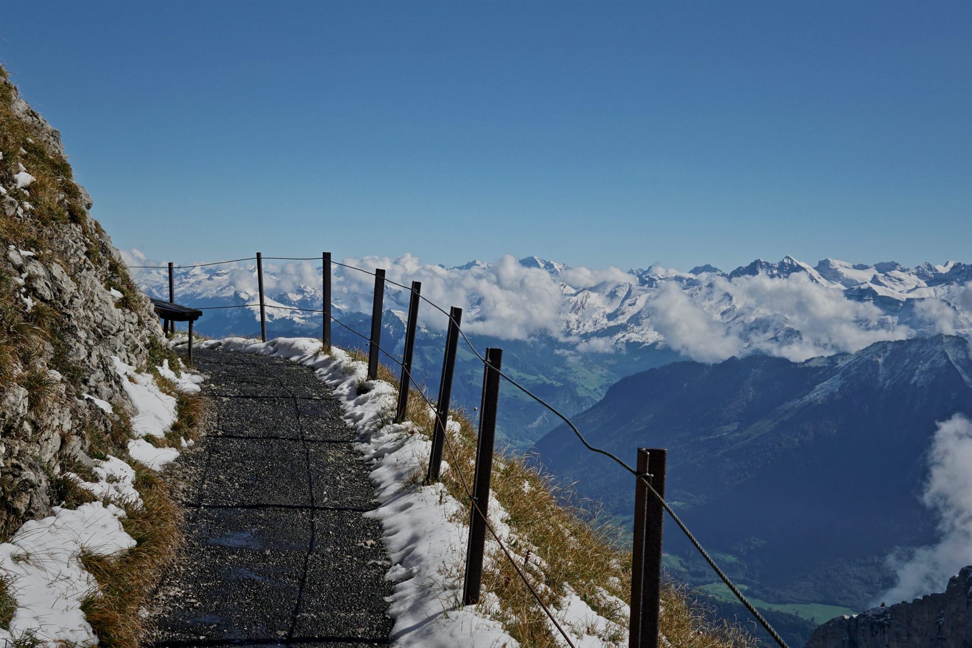 Mountain Trail in Switzerland