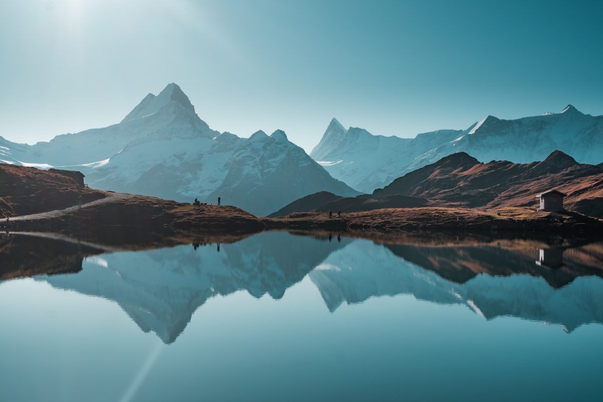 Nature Photography Mountains mirroring in Lake