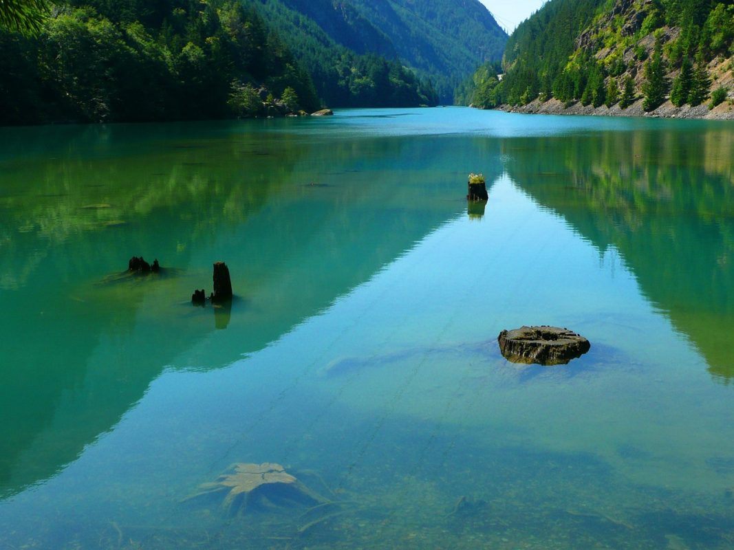Ross Lake in North Cascades