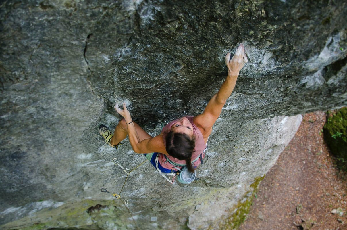 Rock climbing