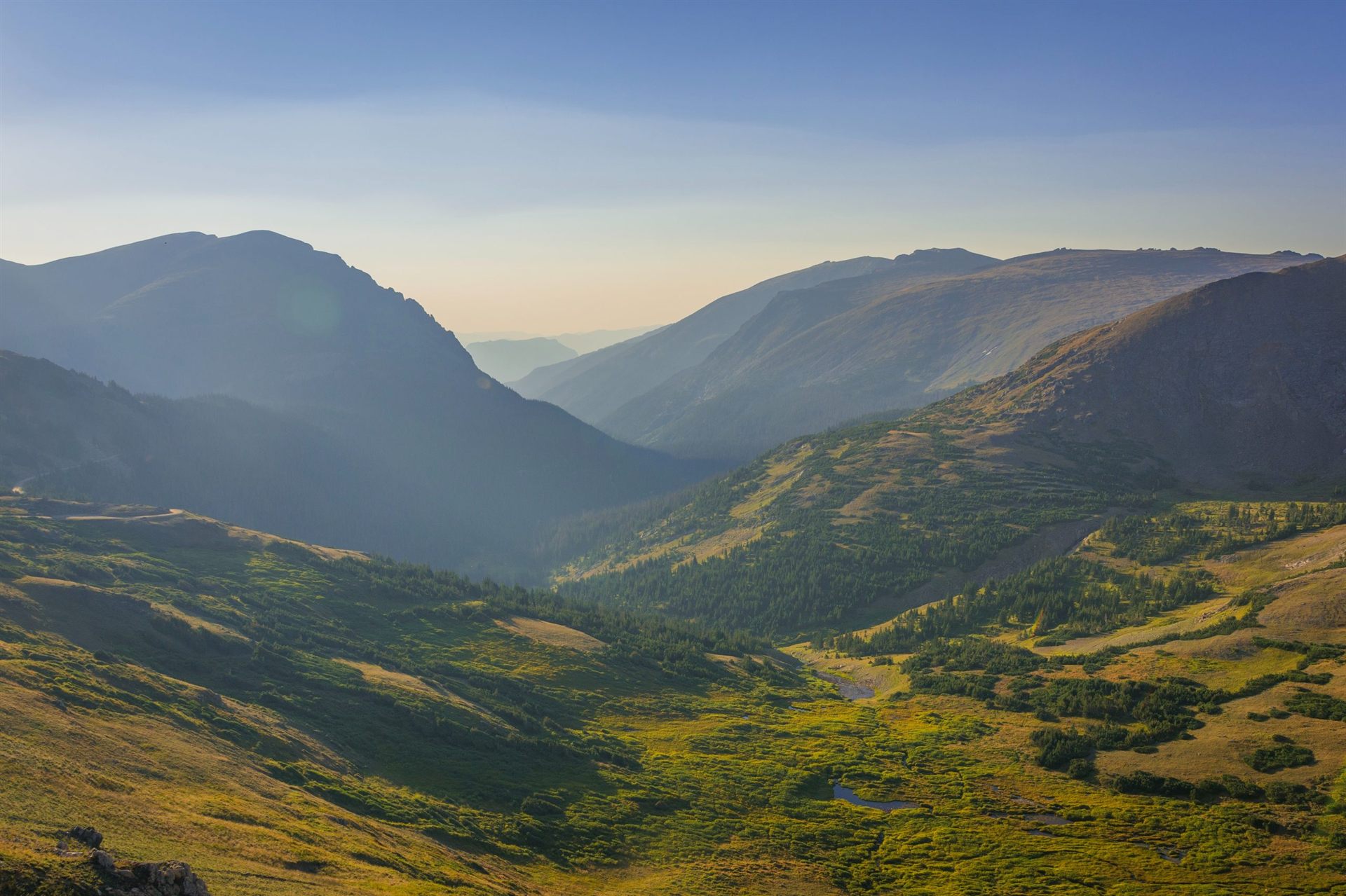 Sunrise at Rocky Mountain National Park