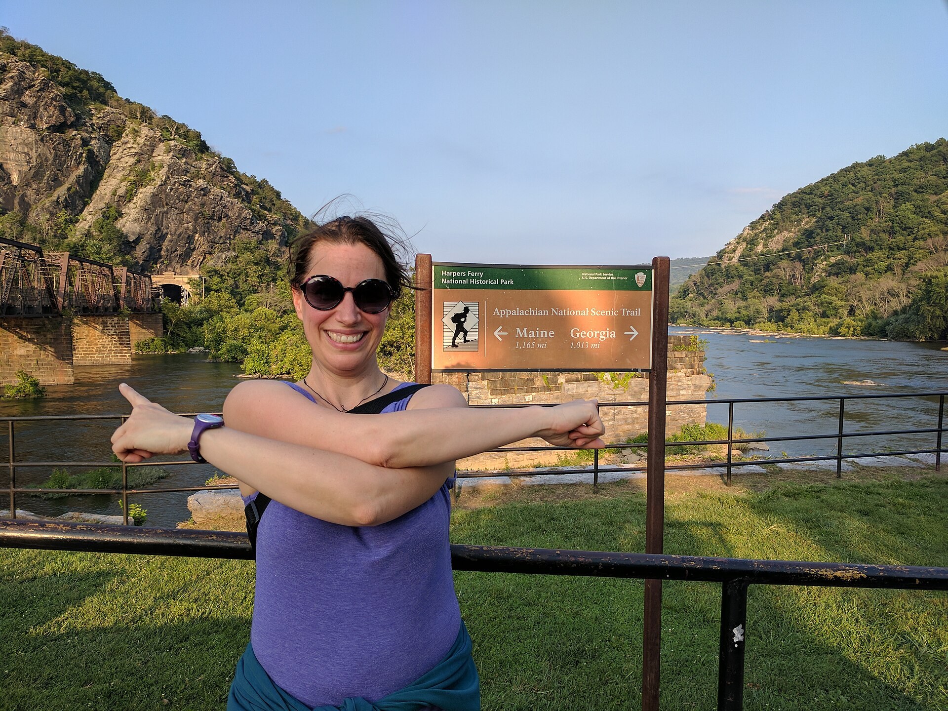The Appalachian Trail at Harpers Ferry