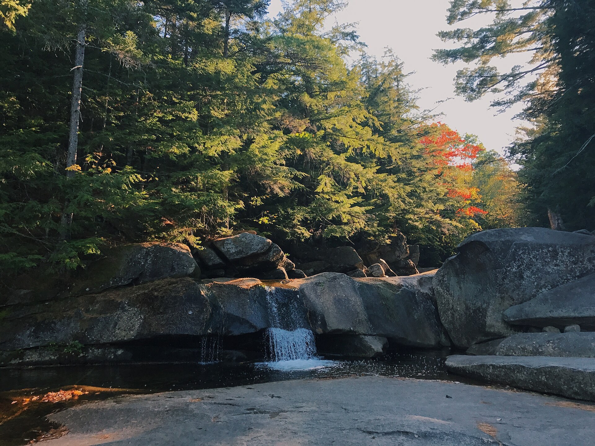 The rocky gorge at Screw Auger Falls