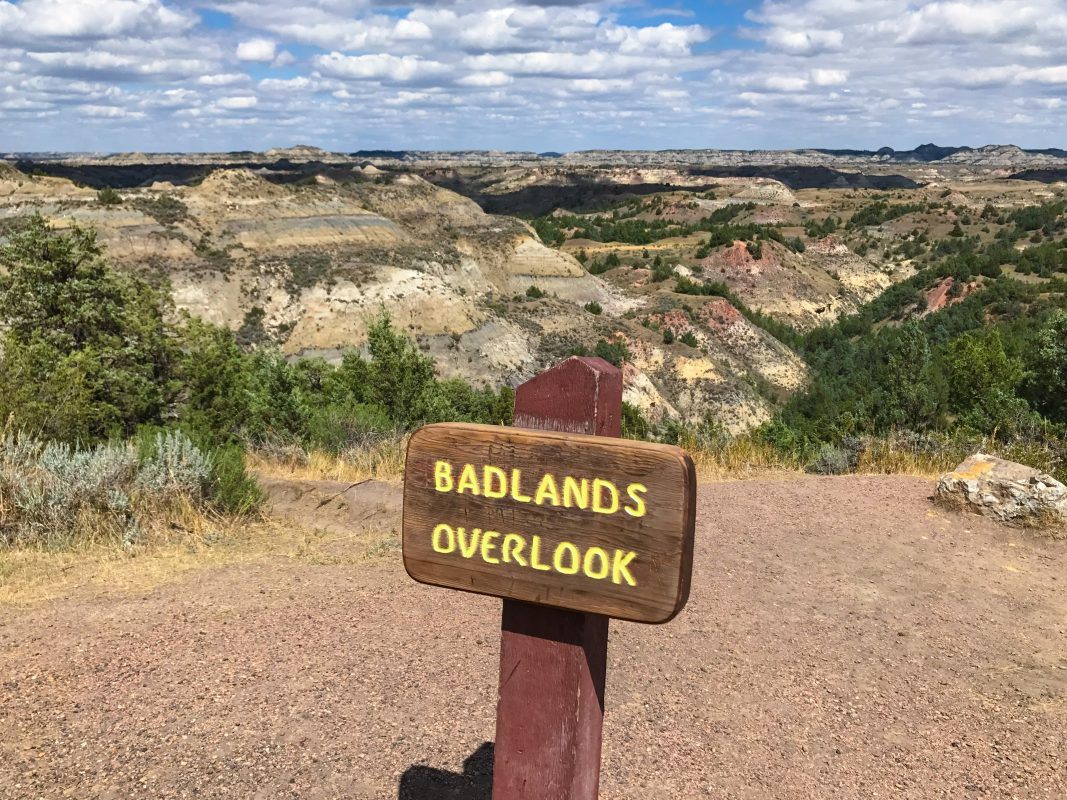 Badlands Overlook at Theodore National Park