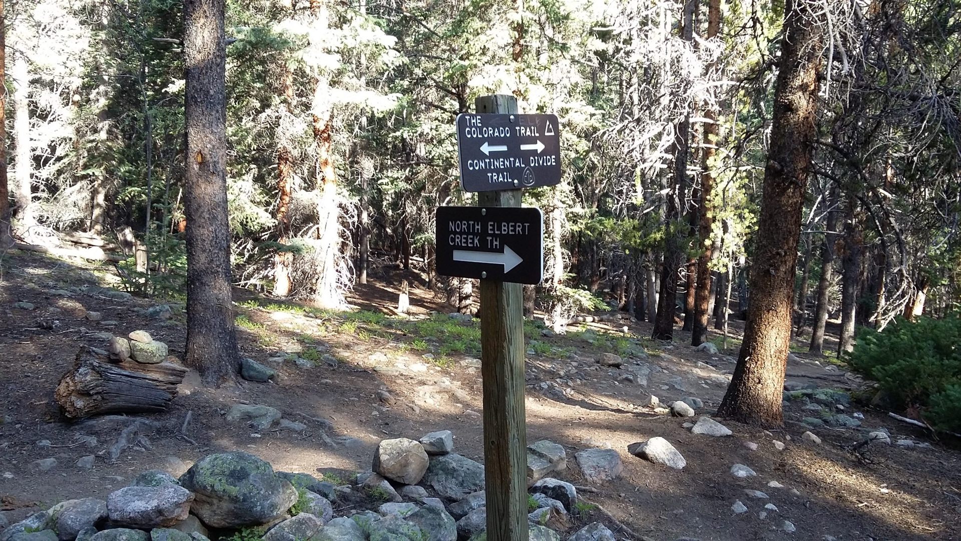 Continental Divide Trail Sign