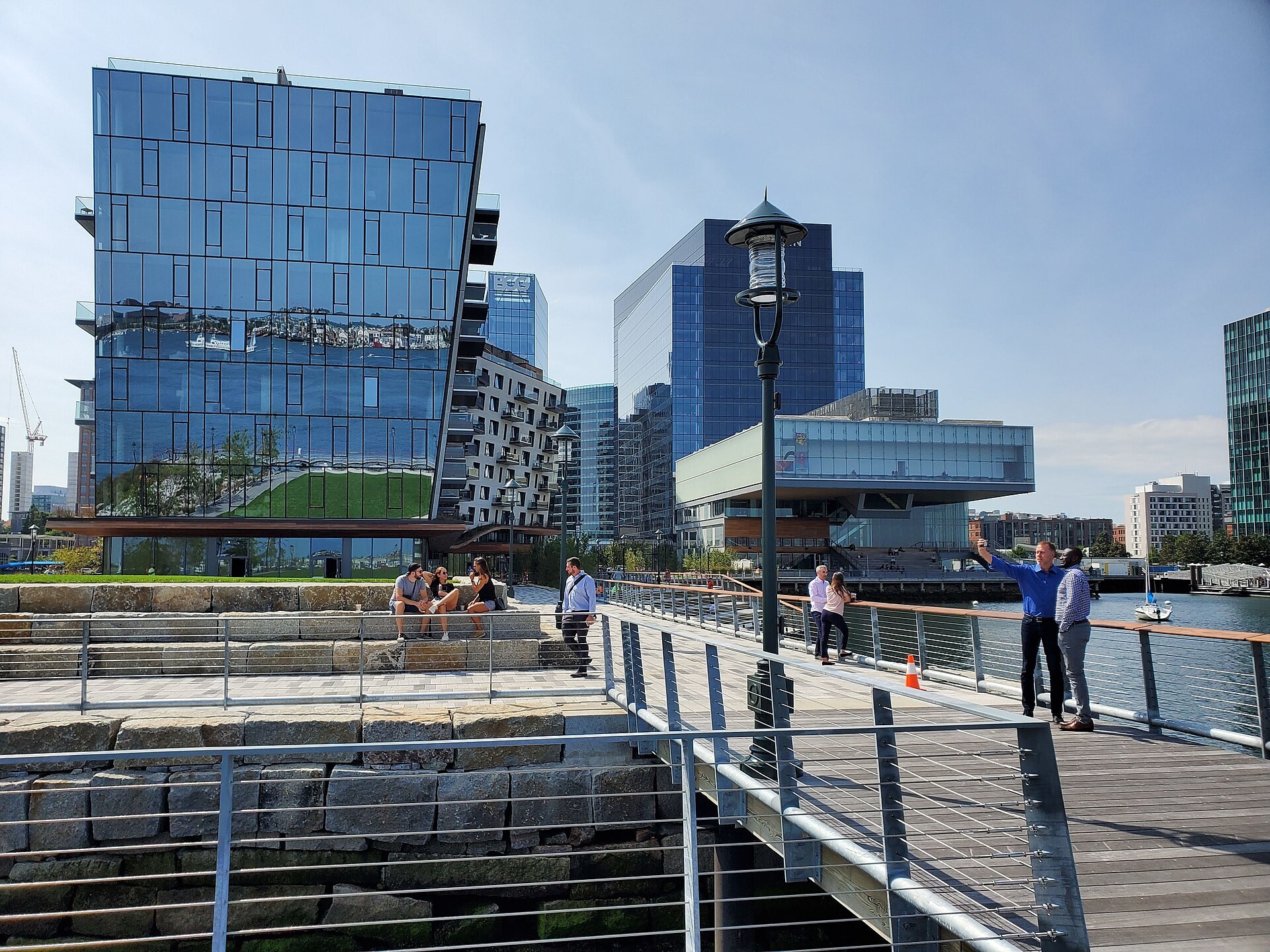 The Boston Harborwalk at Pier 4