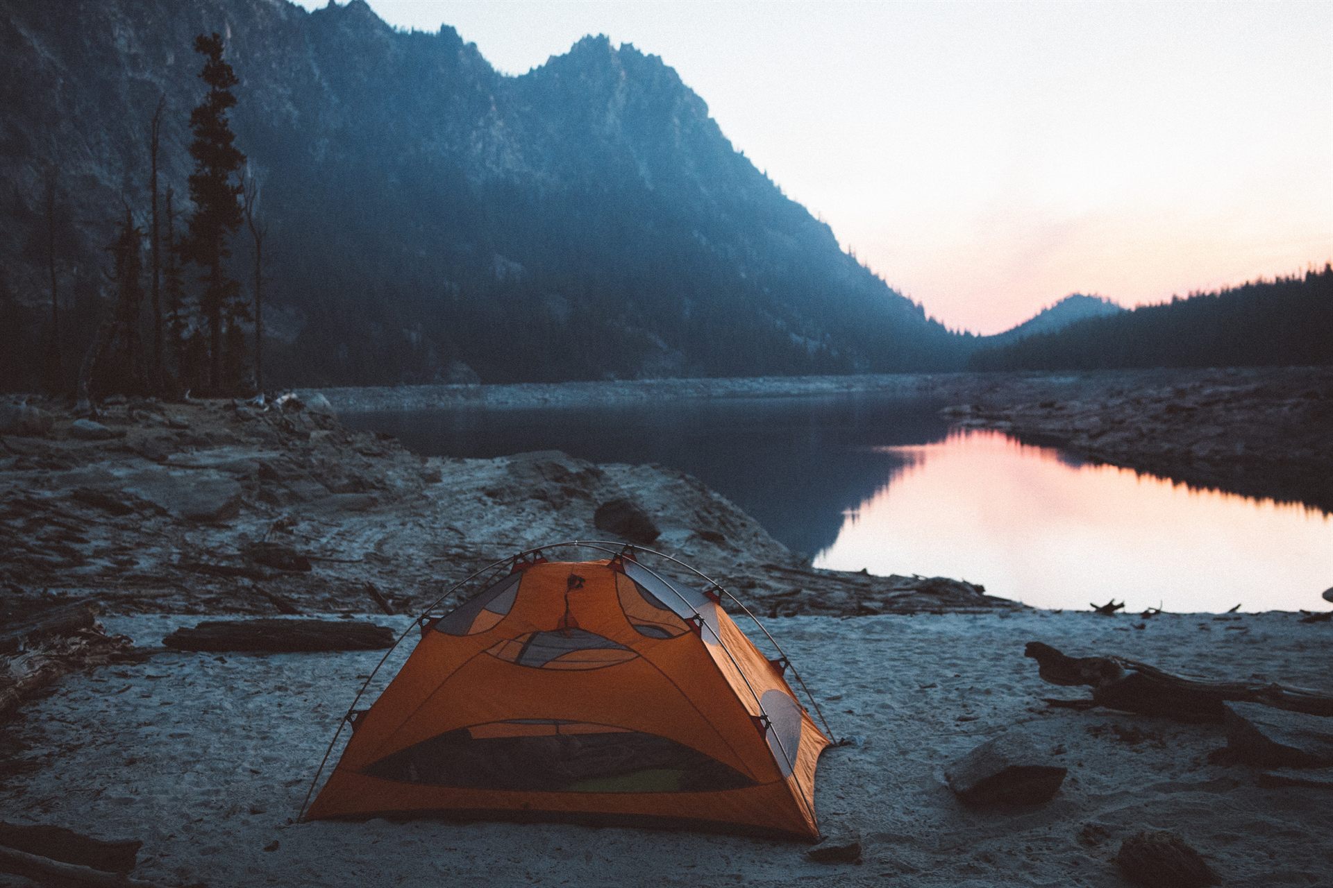 small ultralight backpacking tent