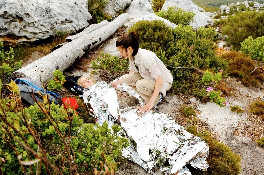 emergency blanket for wilderness first aid