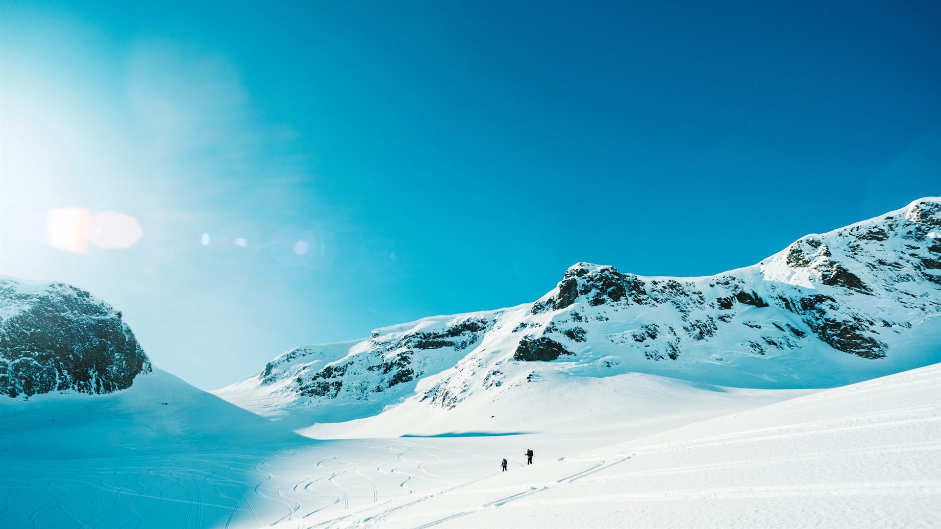 snowy landscape in winter