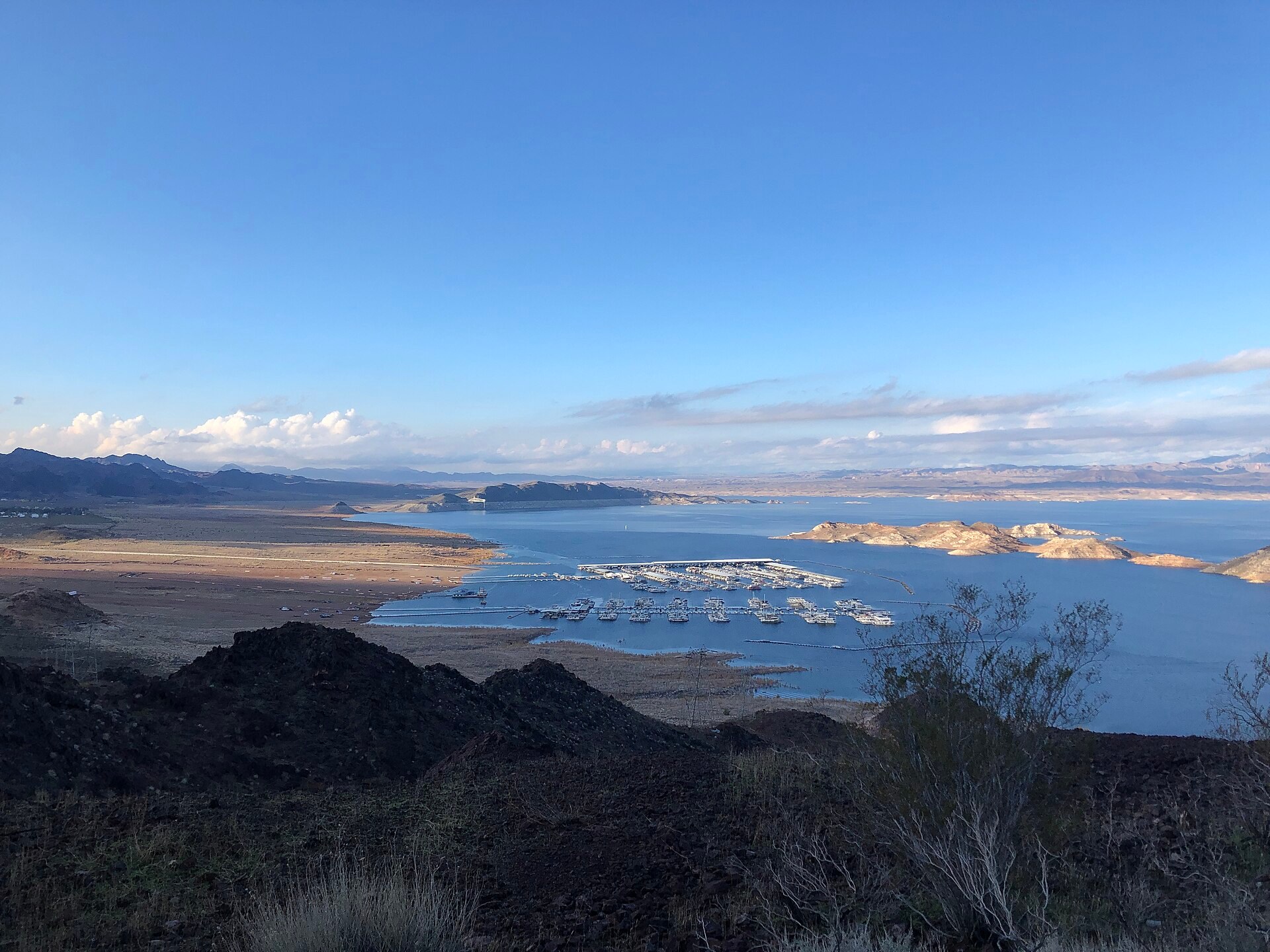 Lake Mead viewed from the Historic Railroad Hiking Trail