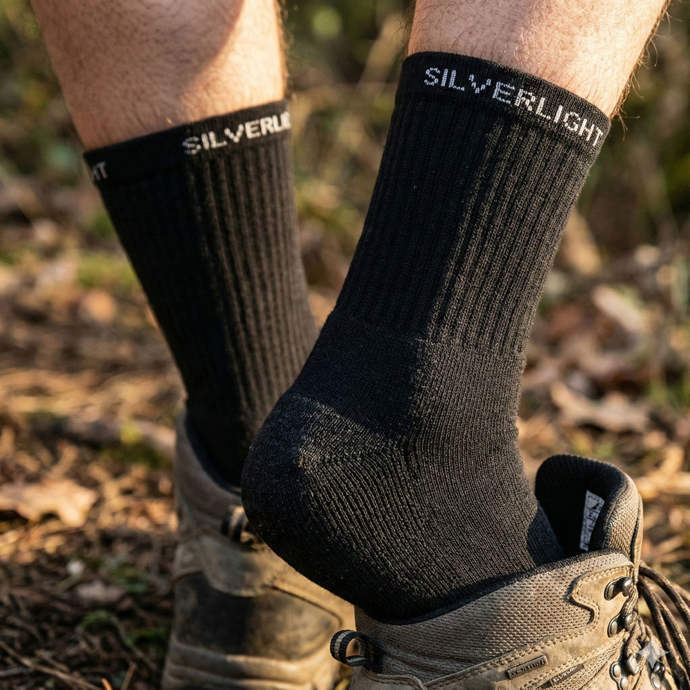 Silverlight crew socks